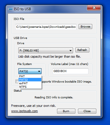 victoria hdd utility iso to usb